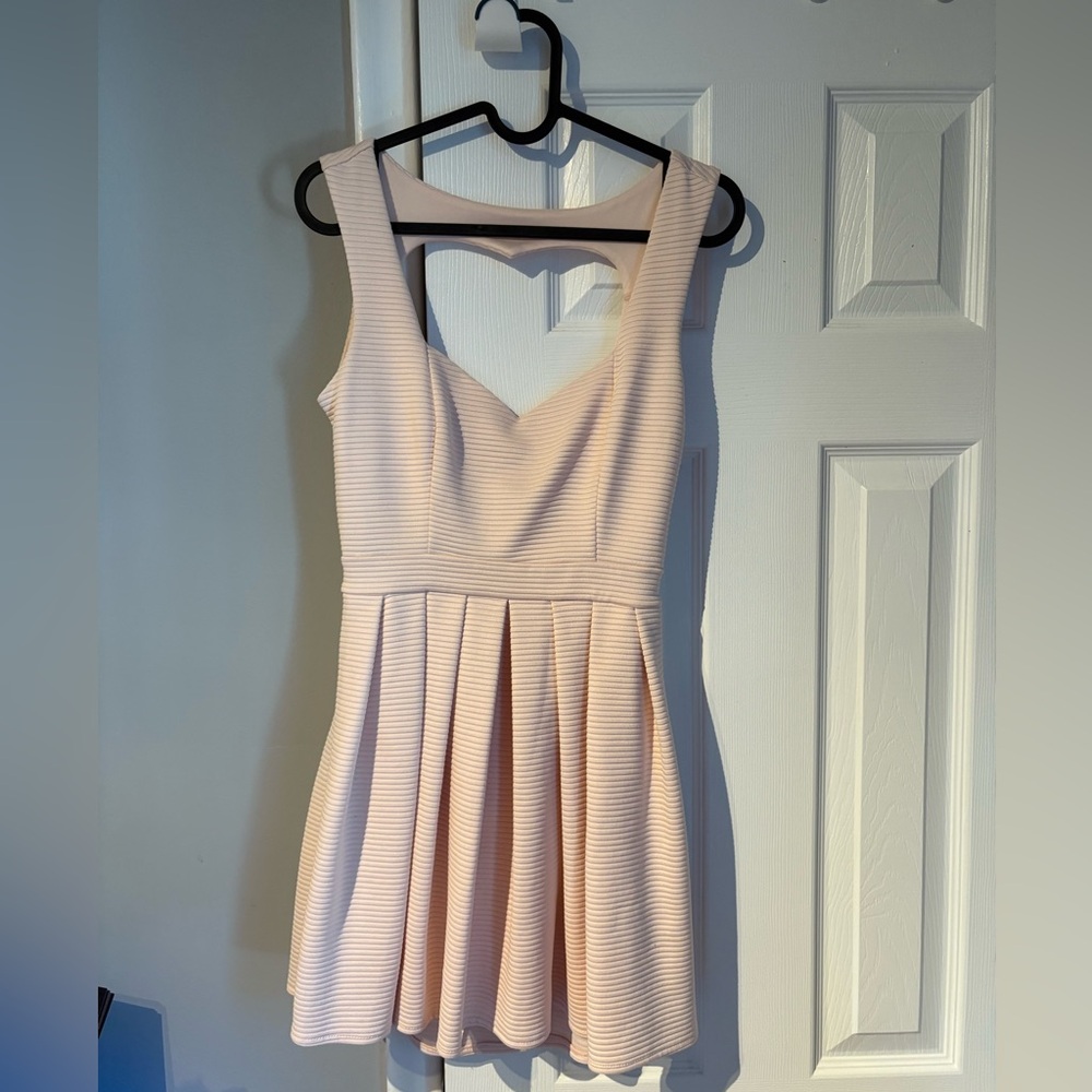 Topshop Light Pink Mini Dress